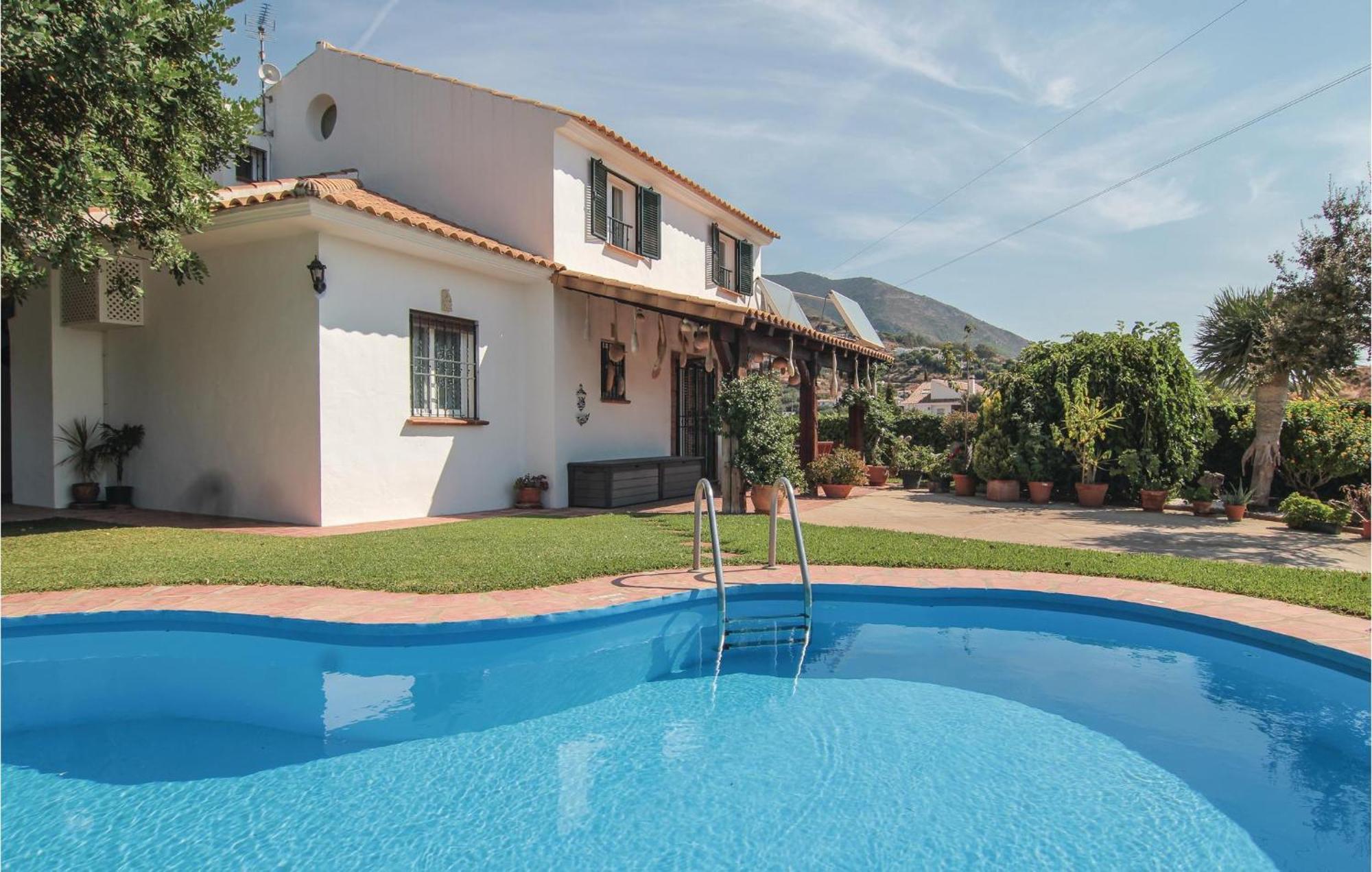 Awesome Home In Mijas With House Sea View Ngoại thất bức ảnh